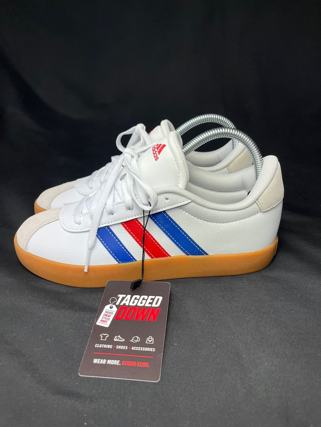 Adidas White Red Blue Trainers