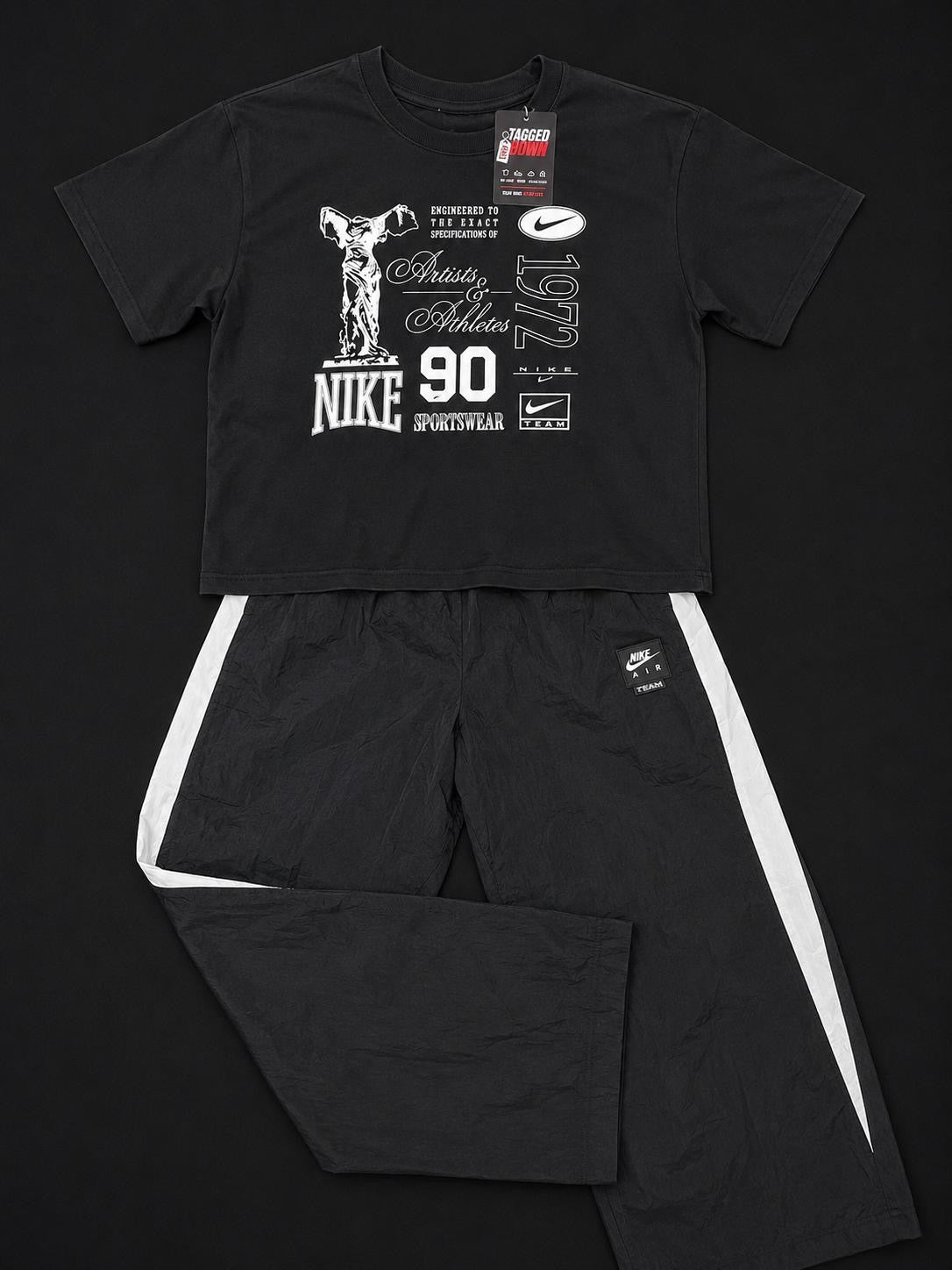 Boys Wide Leg Nike Set