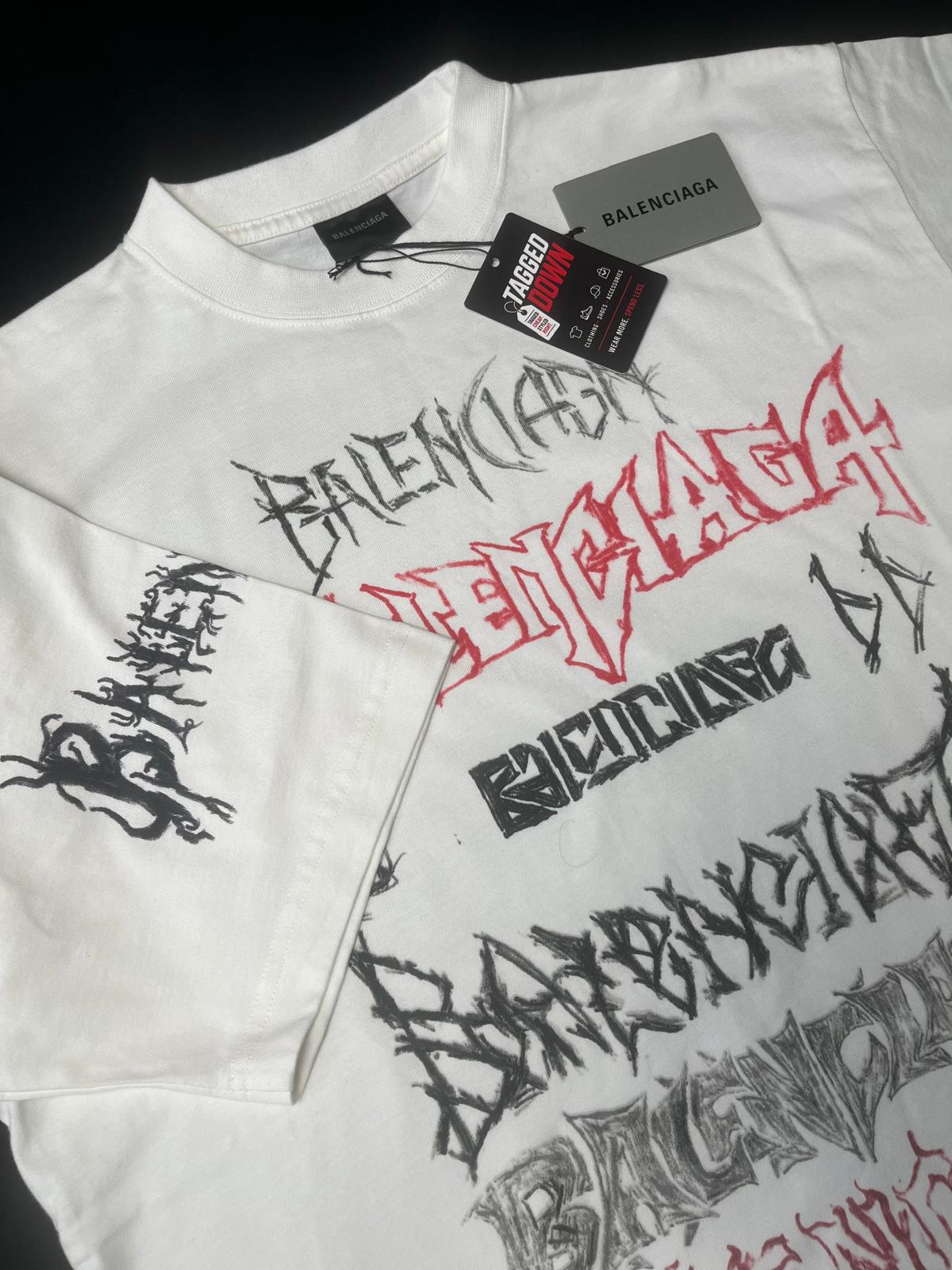 Balenciaga Multi Logo T-Shirt