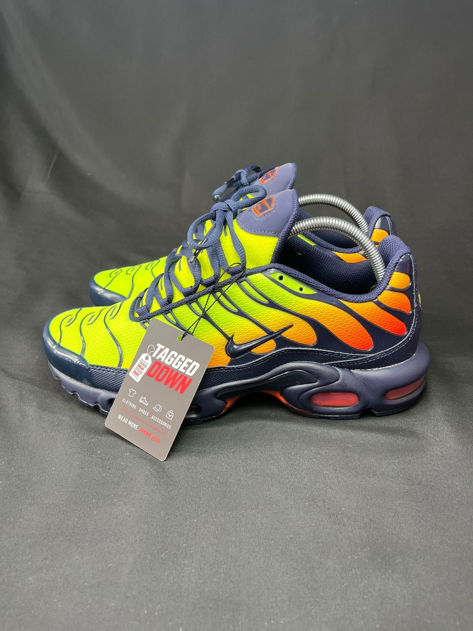 Nike Air Max Plus TN Volt Total Orange Obsidian Trainers