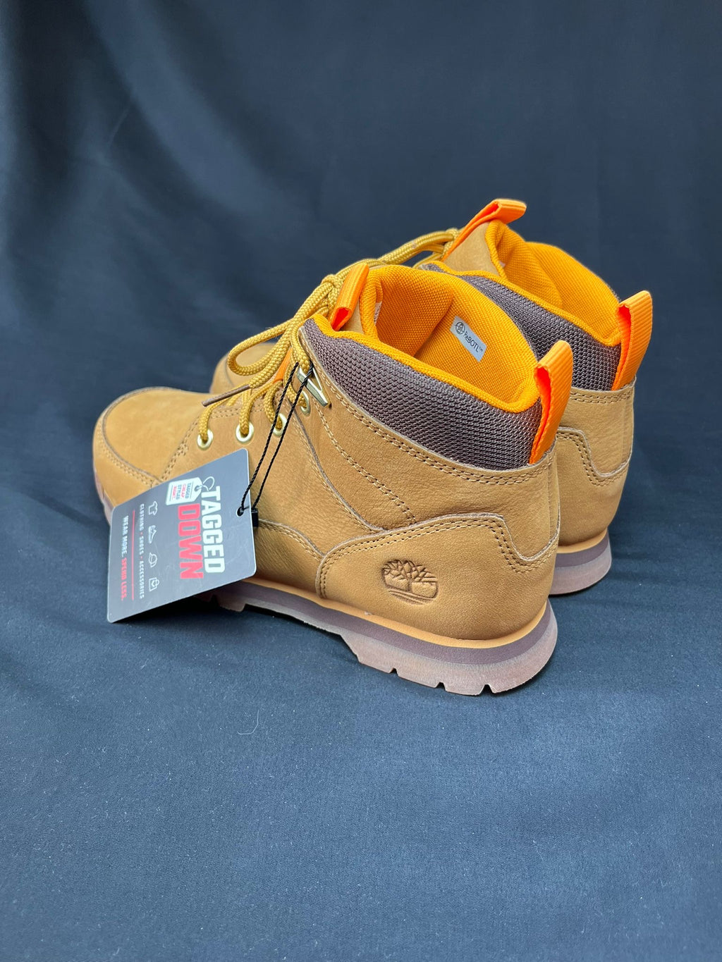 Timberland Junior 6-Inch Wheat Nubuck Boots