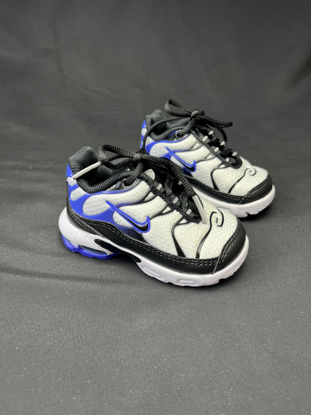 Infant Nike TN White Black Royal Blue Trainers