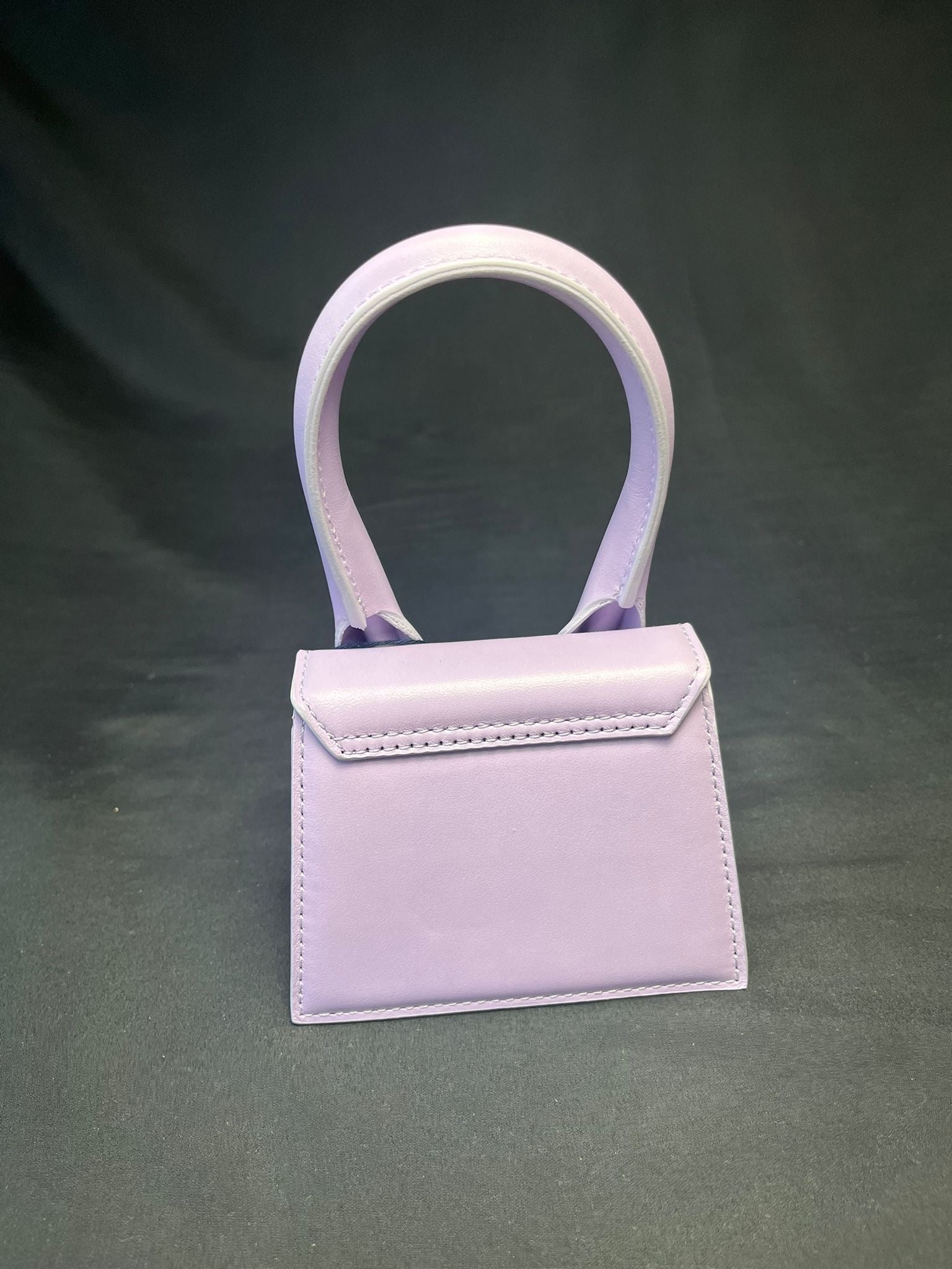 Jacquemus Le Chiquito Mini Lilac Leather Handbag