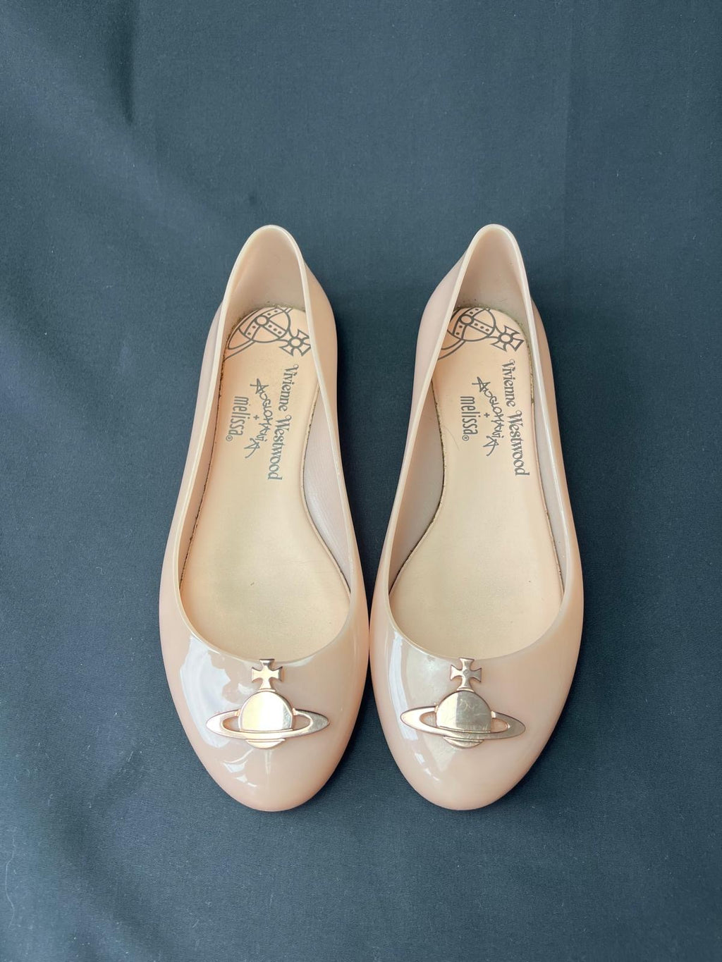 Vivienne Westwood x Melissa Nude Orb Sandals