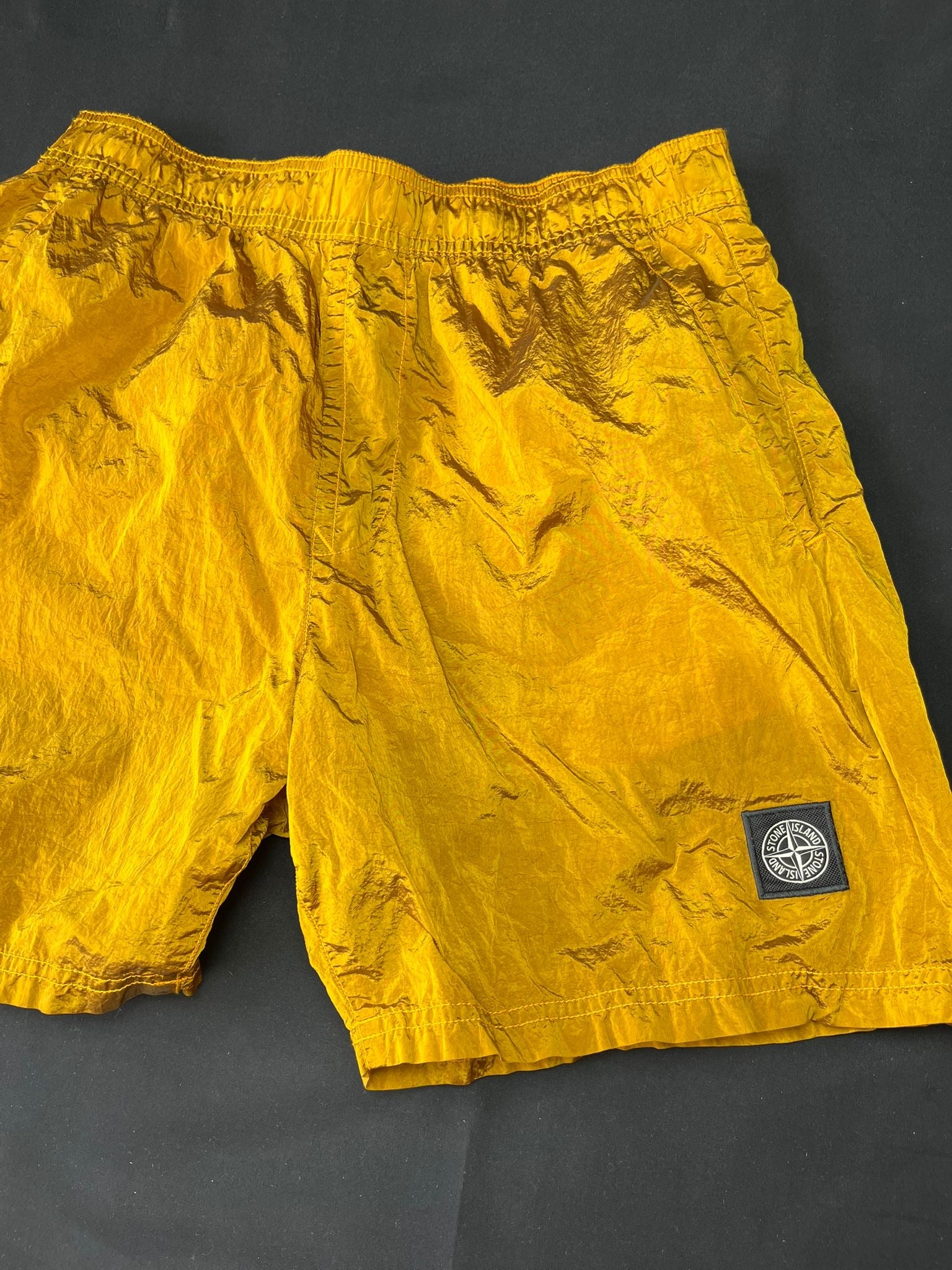 Stone Island Nylon Metal Burnt Orange Swim Shorts