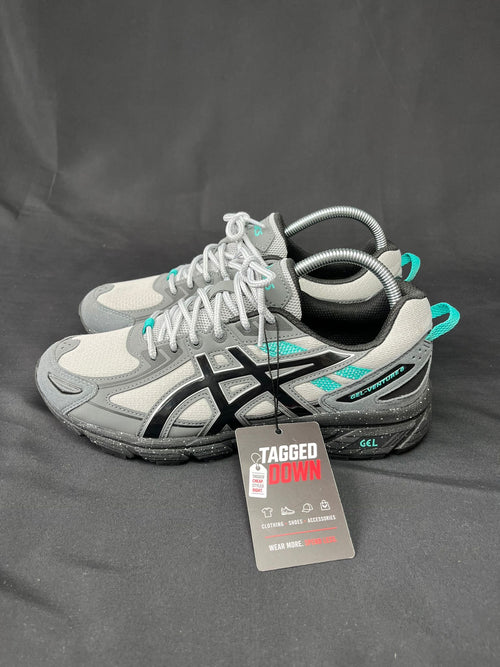 ASICS Gel-Venture 6 Grey Black Aqua Trainers