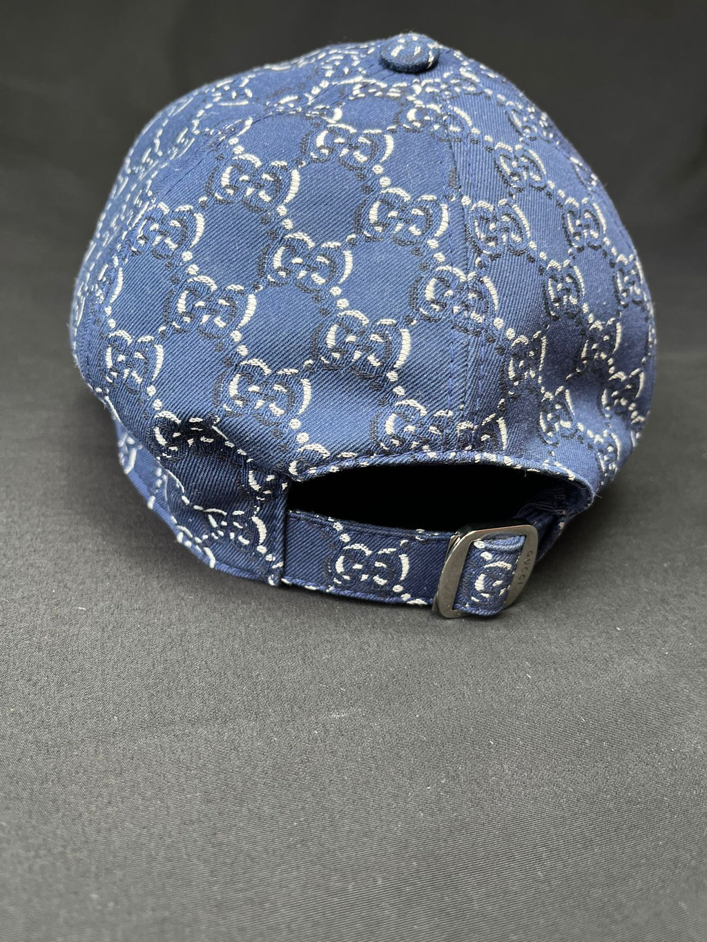 Gucci Blue GG Monogram Cap