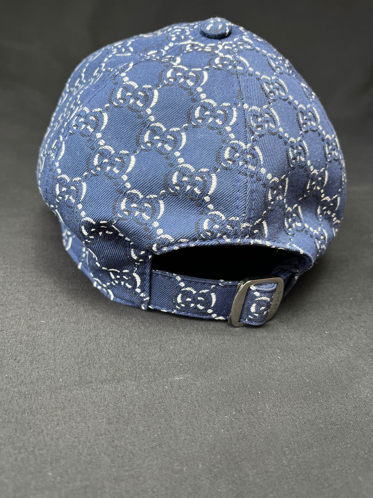 Gucci Blue GG Monogram Cap