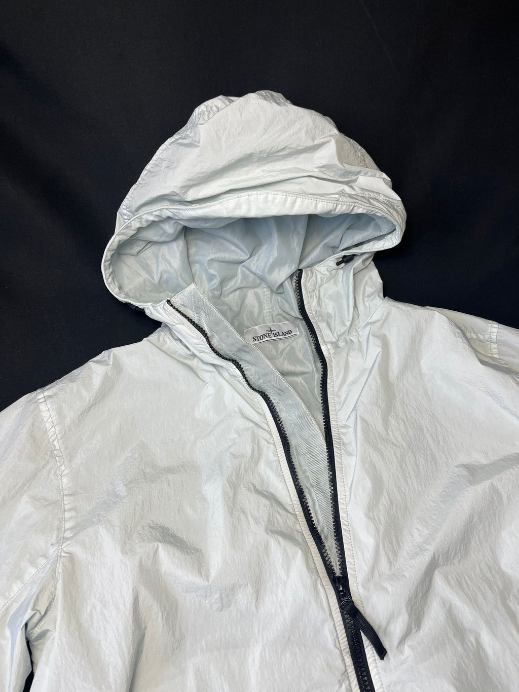 Stone Island Ice Blue Hooded Jacket