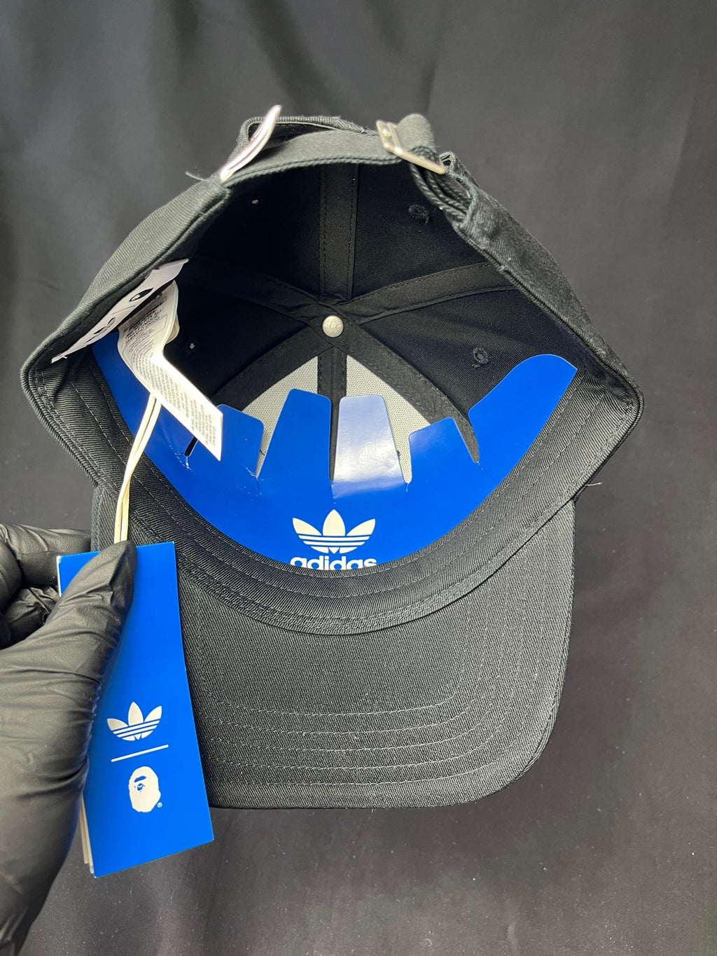 Adidas x BAPE Black Adjustable Cap
