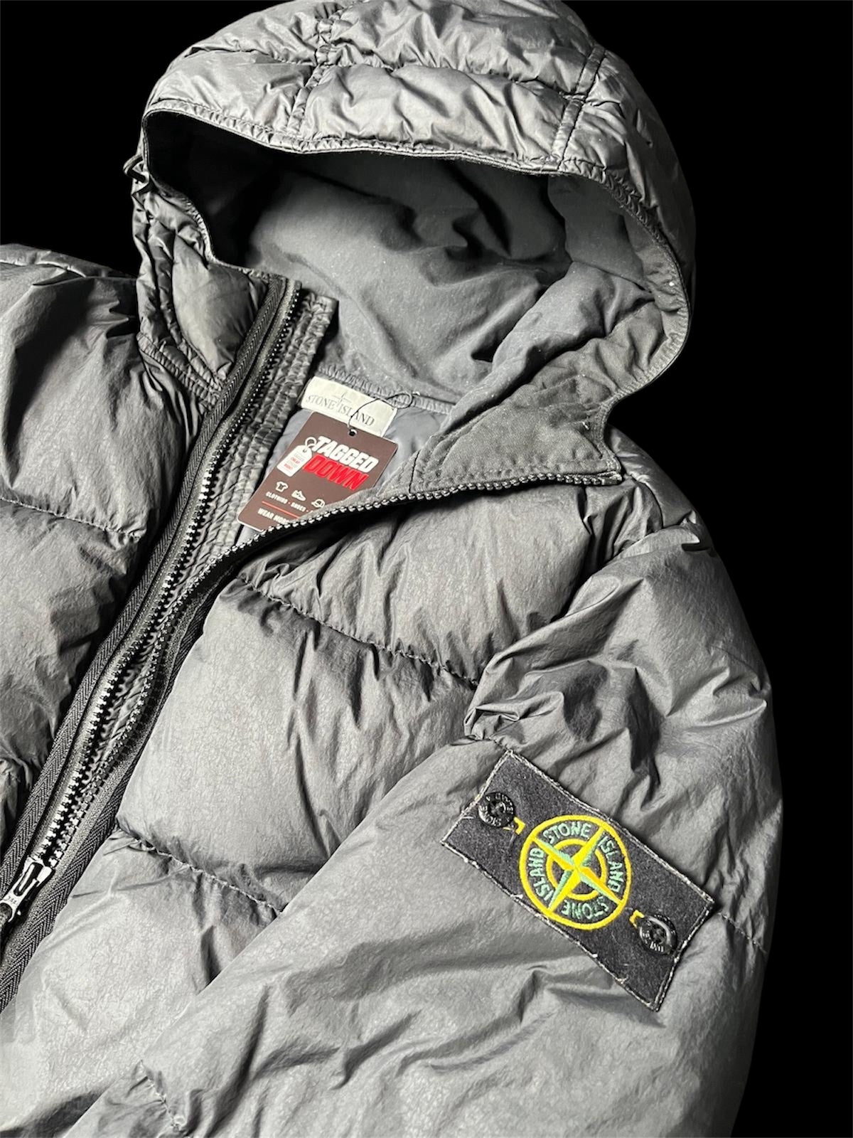 Stone Island Crinkle Reps Down Jacket