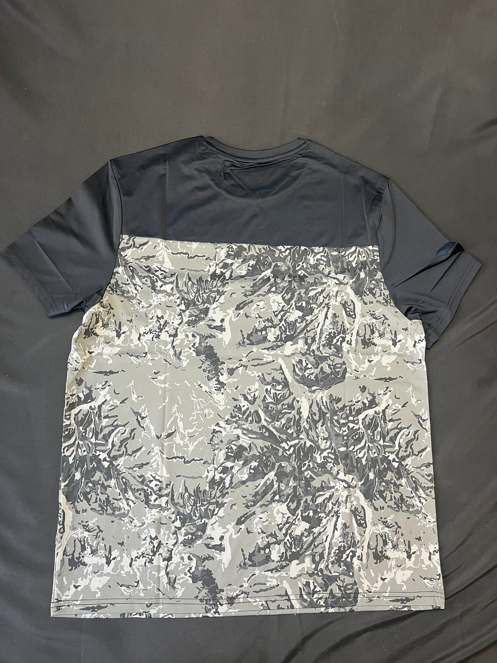 Montirex Trail Camo Performance T-Shirt – Grey/Black