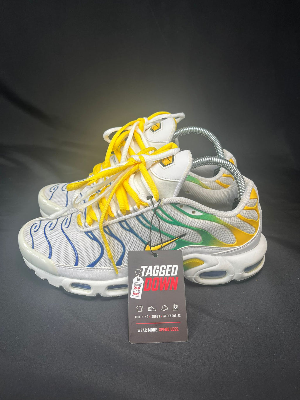 Nike Air Max Plus TN White Yellow Green Blue