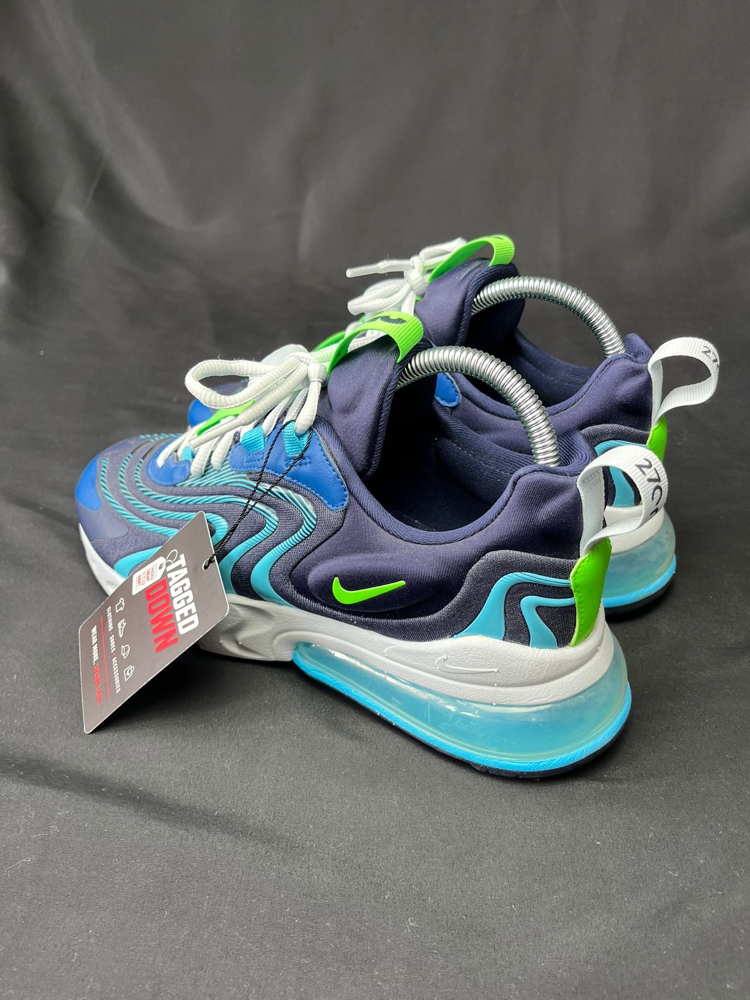Nike Air Max 270 React ENG Blue Volt Trainers