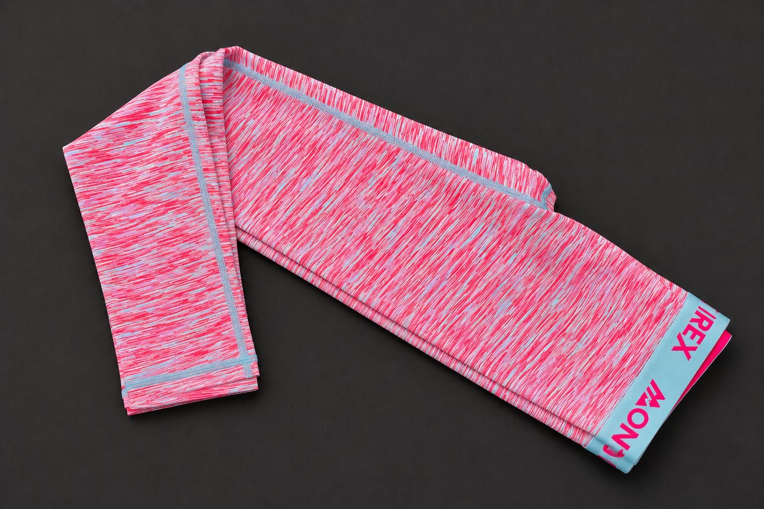 Montirex Girls Pink Marl Performance Leggings