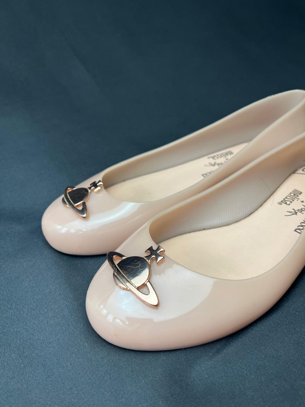Vivienne Westwood x Melissa Nude Orb Sandals