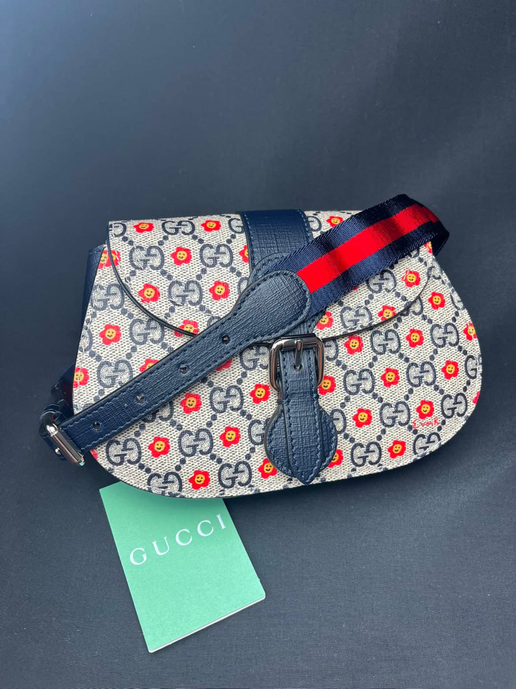 Kids Gucci GG Floral Belt Bag