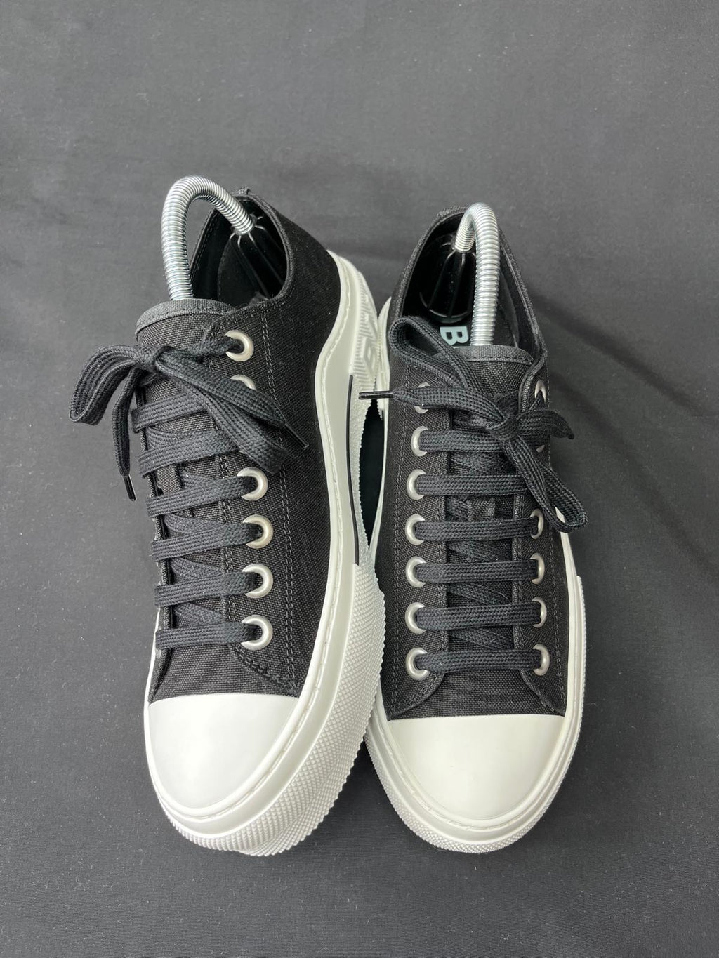 Burberry Jack Low Canvas Trainers – Black