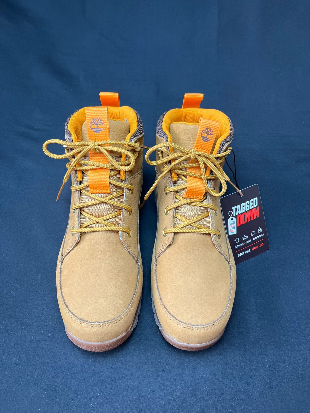Timberland Junior 6-Inch Wheat Nubuck Boots