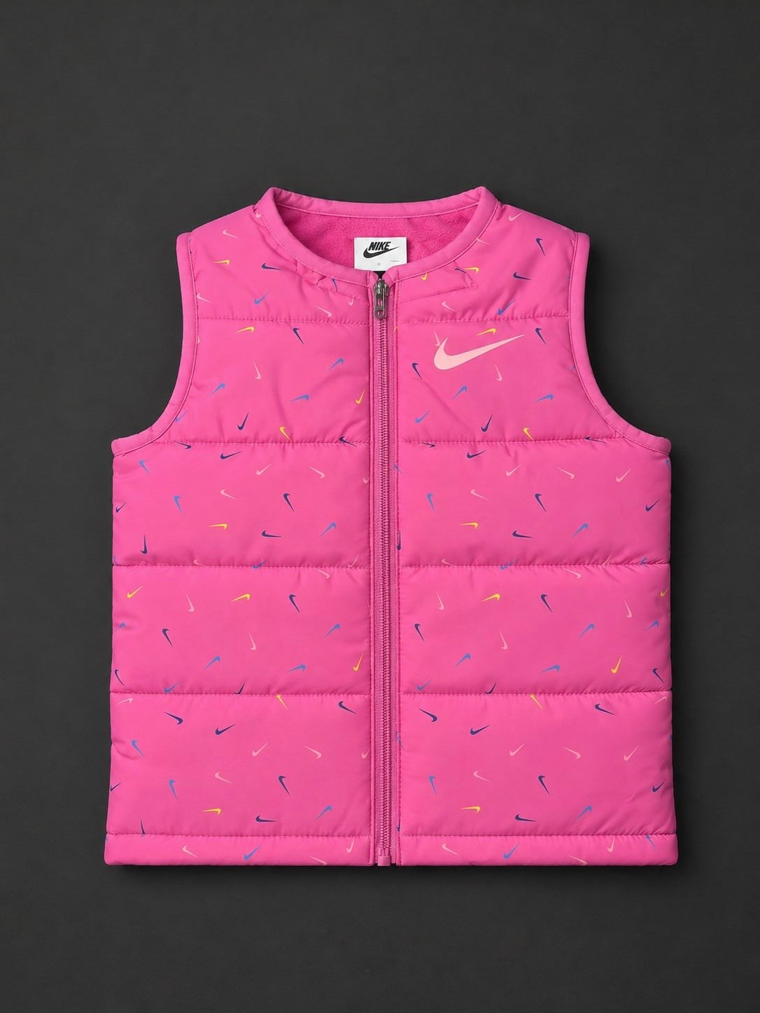 Girls Nike Pink 3 Piece Gilet Set