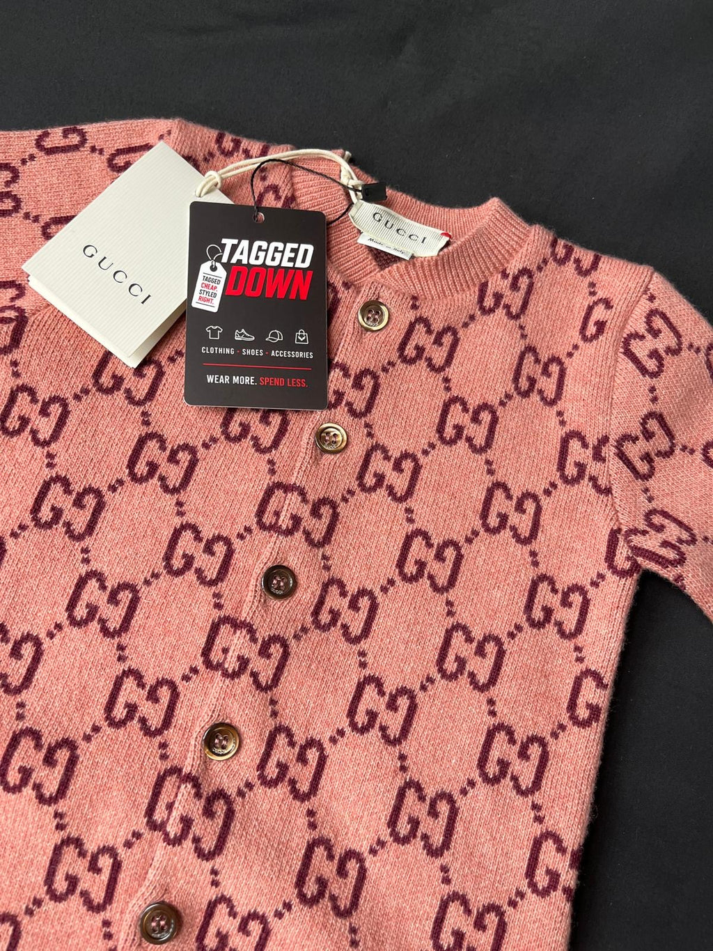 Gucci Baby GG Knit One-Piece