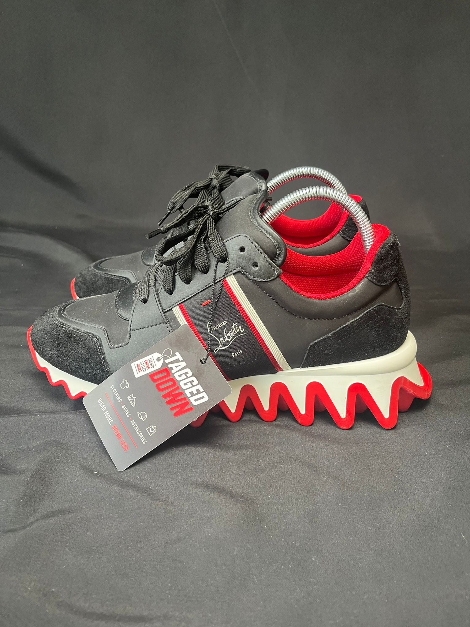 Christian Louboutin Loubishark Black Red