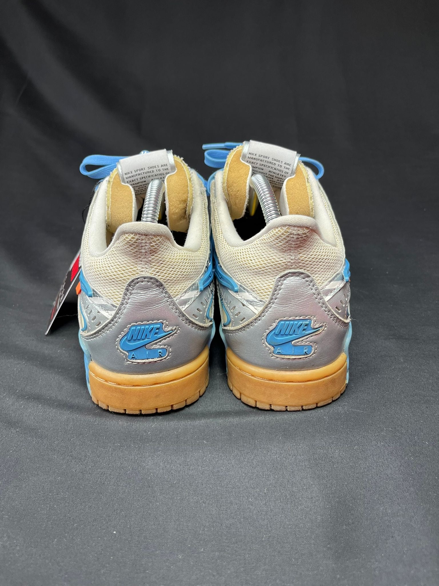 Nike x Off-White Rubber Dunk Silver Blue Trainers
