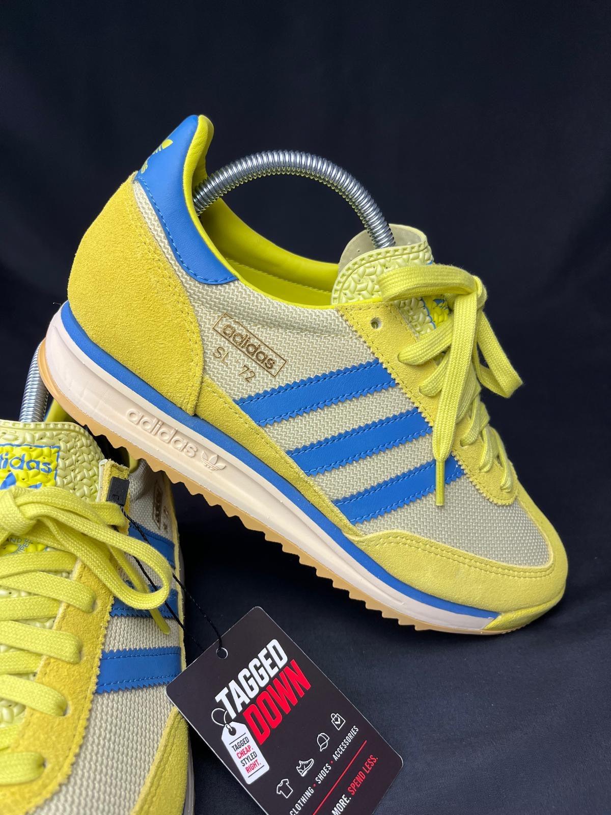 Adidas SL 72 Yellow Blue Trainers