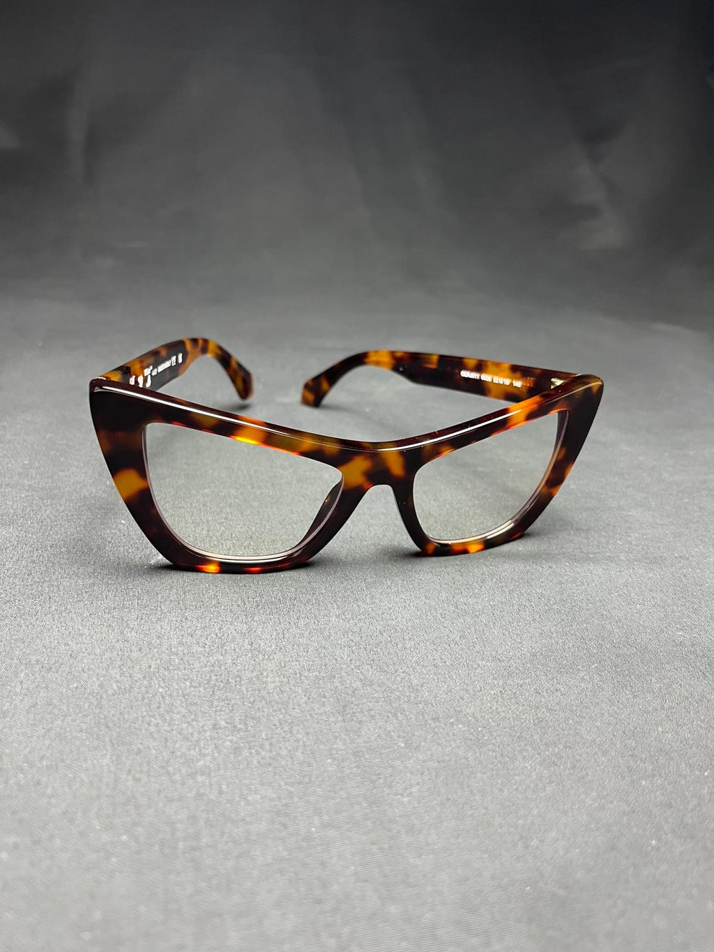 Off-White™ Women’s Havana Tortoiseshell Clear Lens Glasses