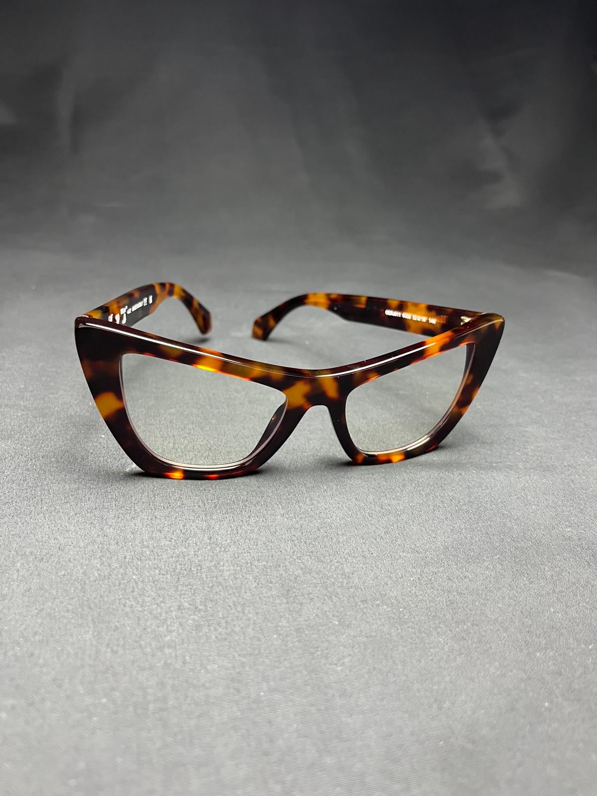 Off-White™ Women’s Havana Tortoiseshell Clear Lens Glasses