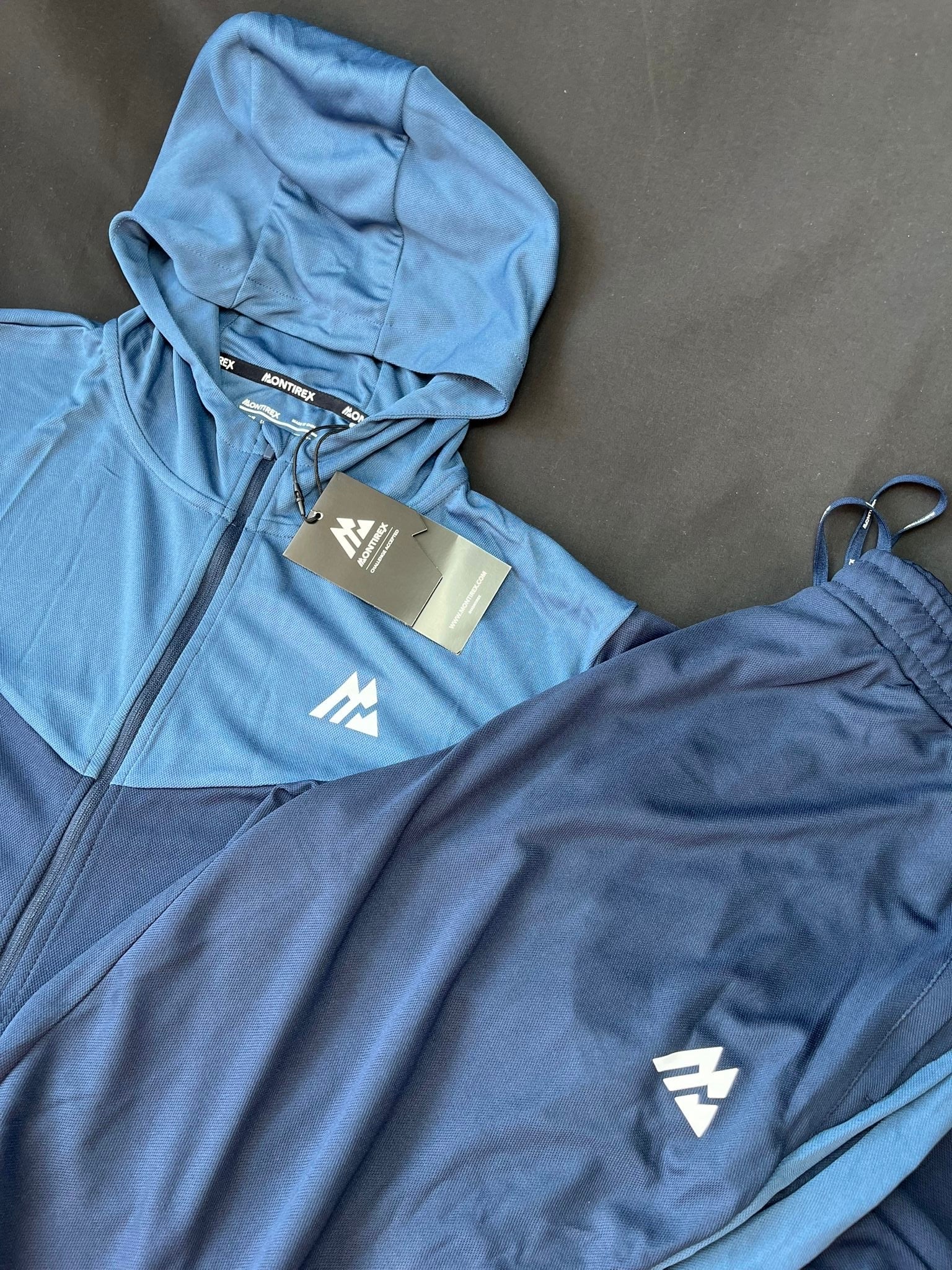 Montirex Men’s Navy & Blue Full Tracksuit