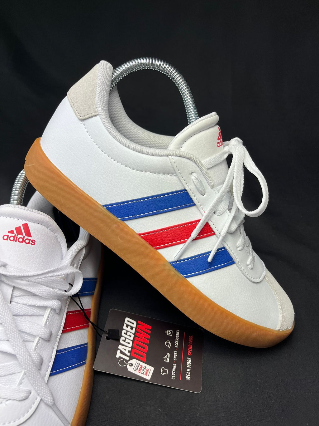 Adidas White Red Blue Trainers