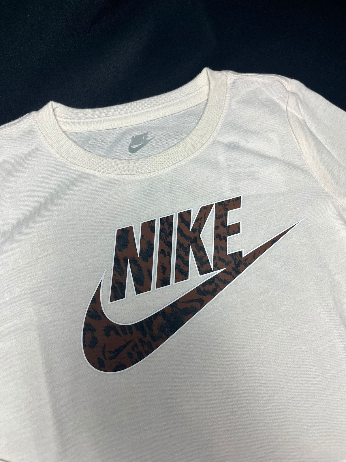 Girls Nike Leopard Print 3 Piece Gilet Set Black