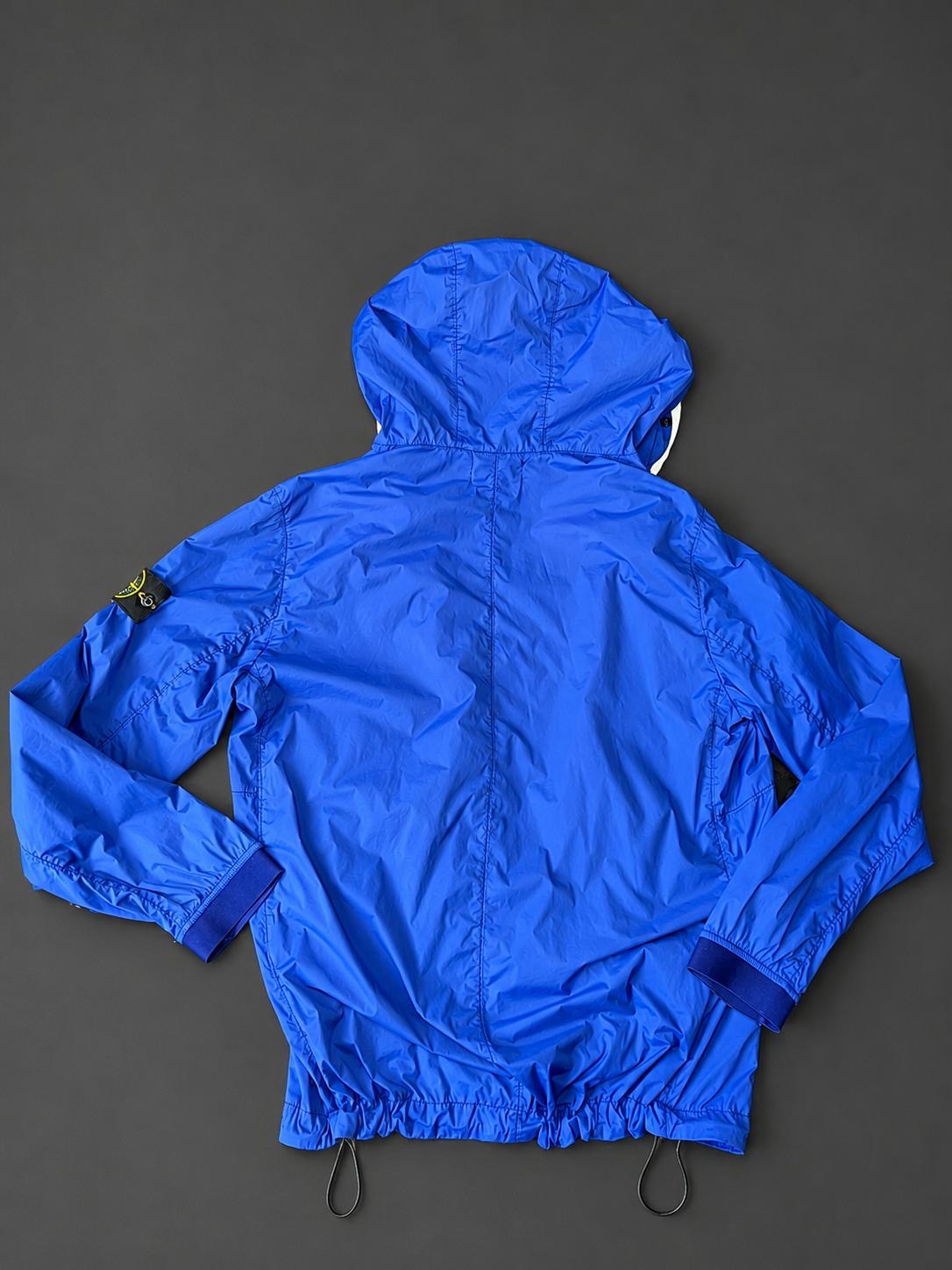 Stone Island Royal Blue Hooded Jacket