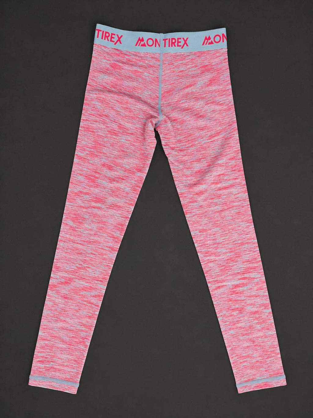 Montirex Girls Pink Marl Performance Leggings