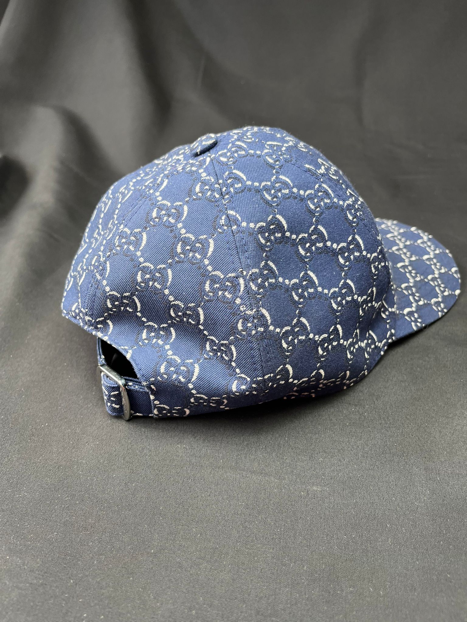 Gucci Blue GG Monogram Cap