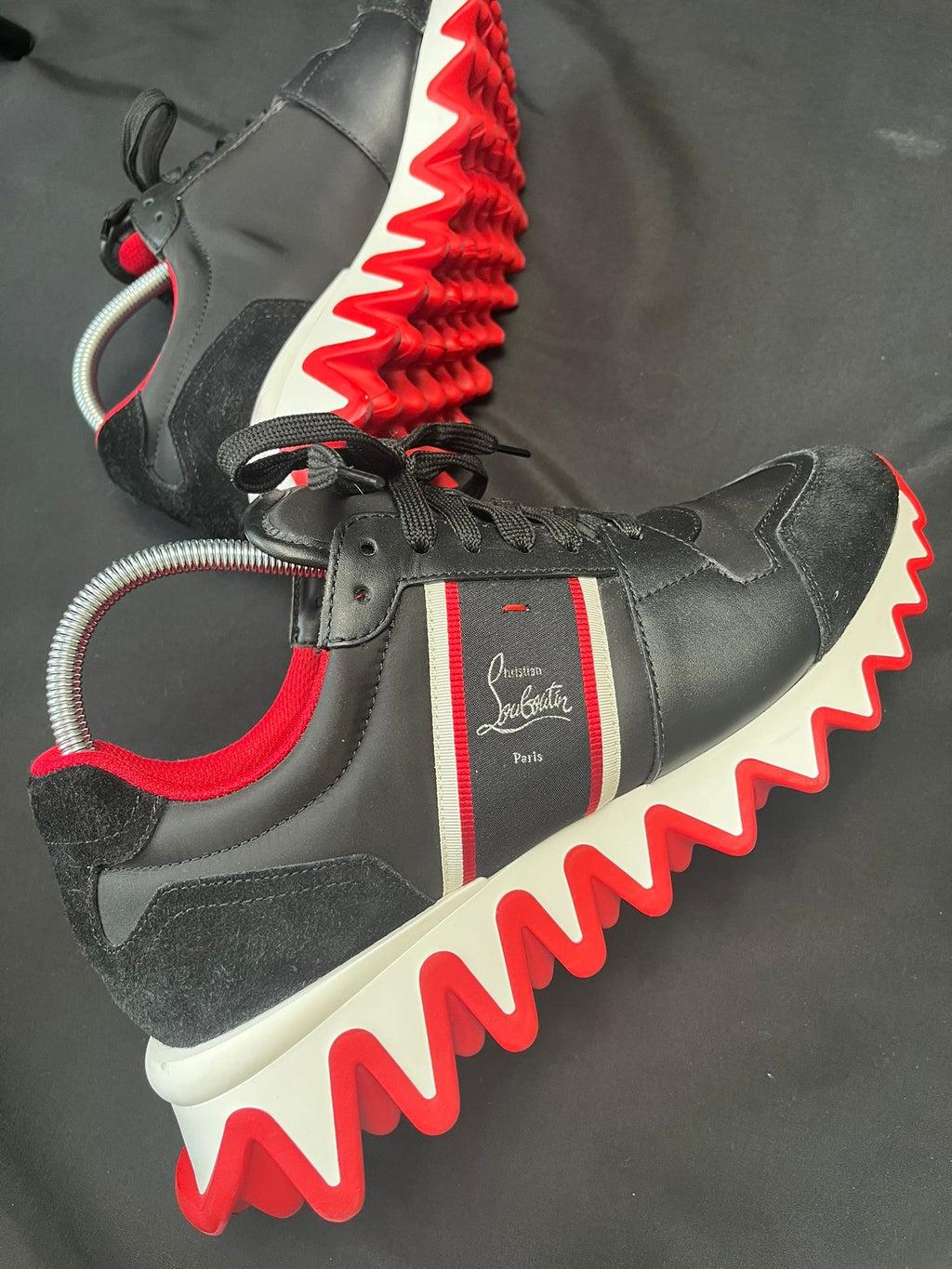 Christian Louboutin Loubishark Black Red