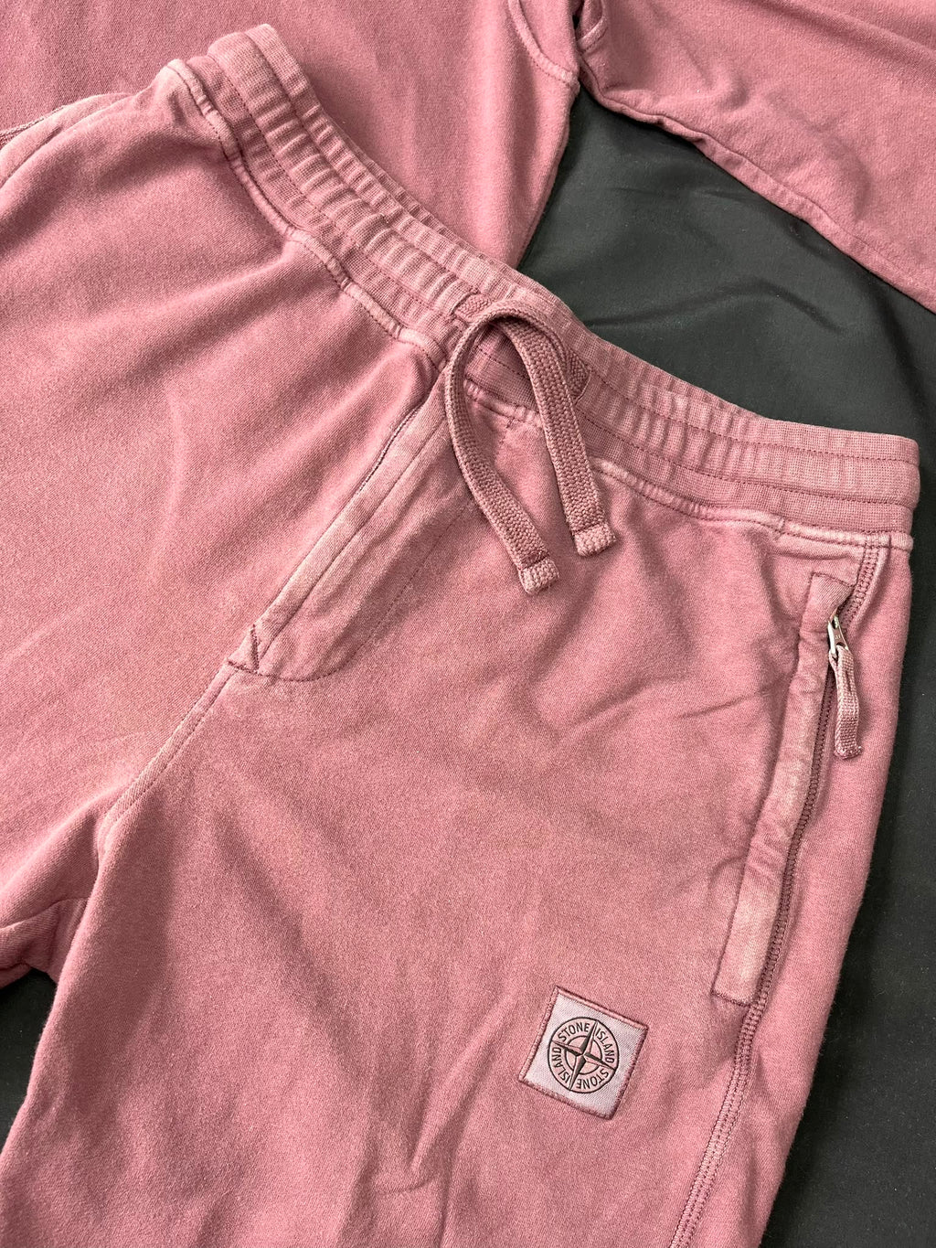 Stone Island Garment Dyed Sweatshirt & Shorts Set