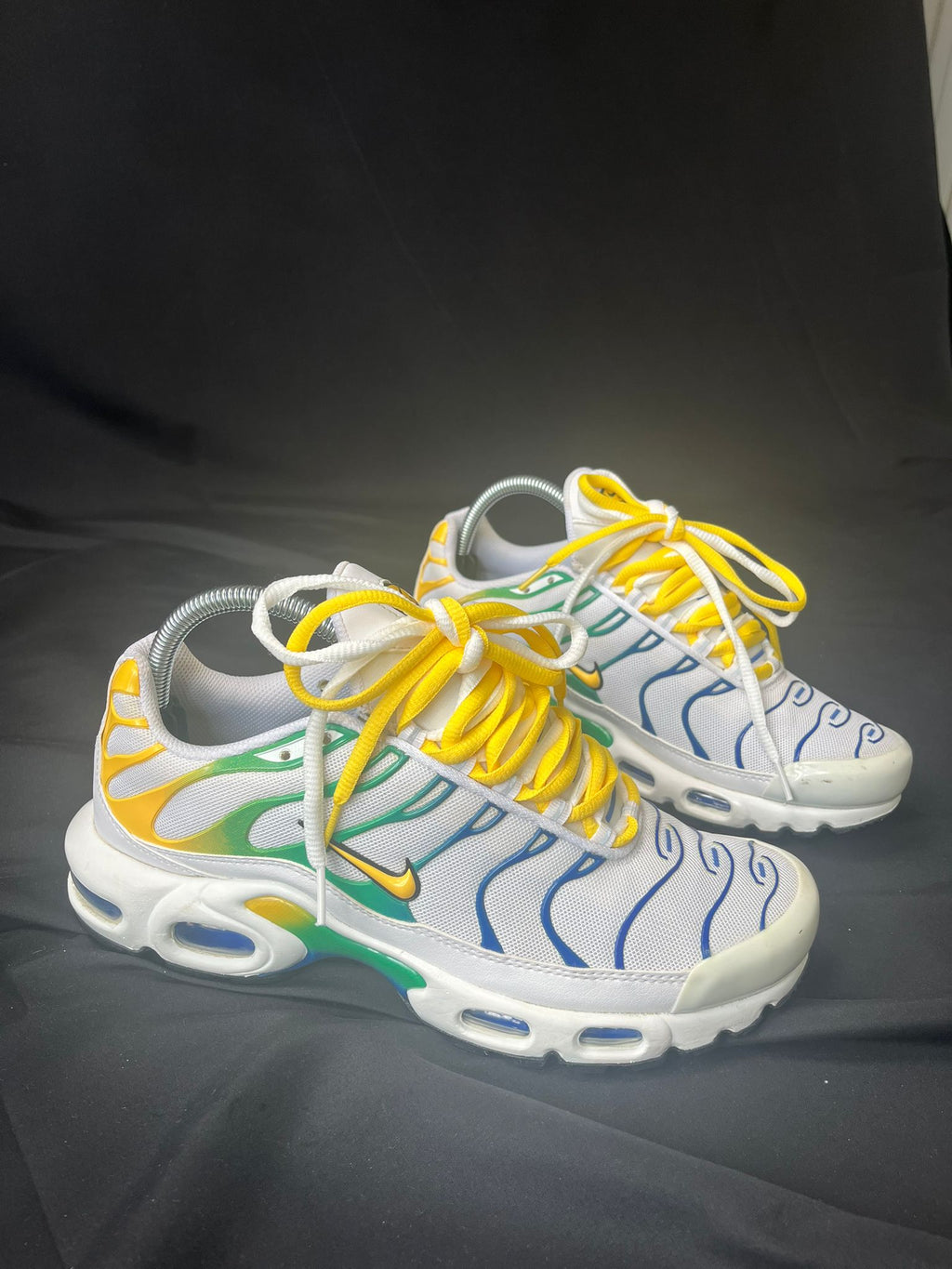 Nike Air Max Plus TN White Yellow Green Blue