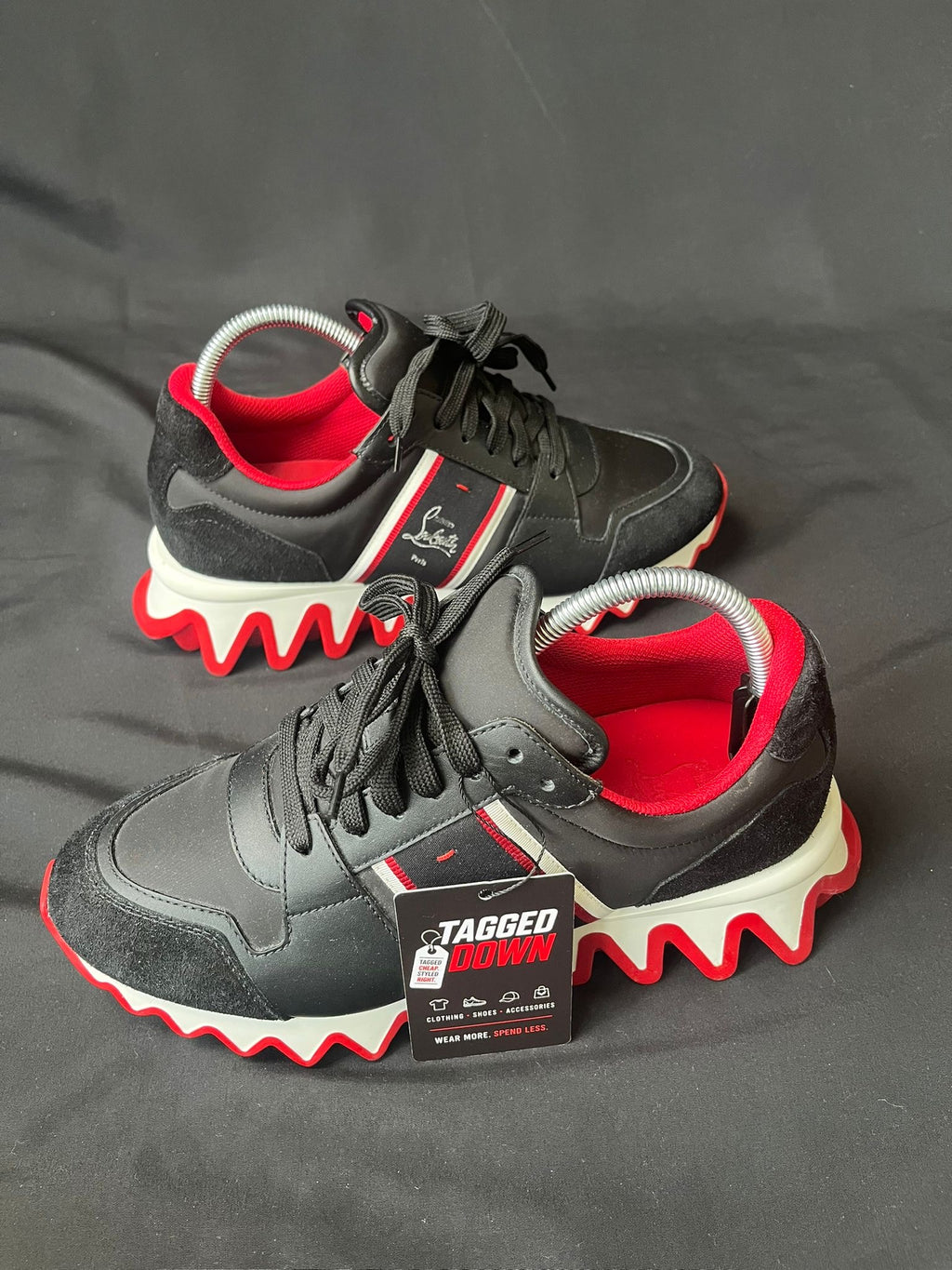 Christian Louboutin Loubishark Black Red