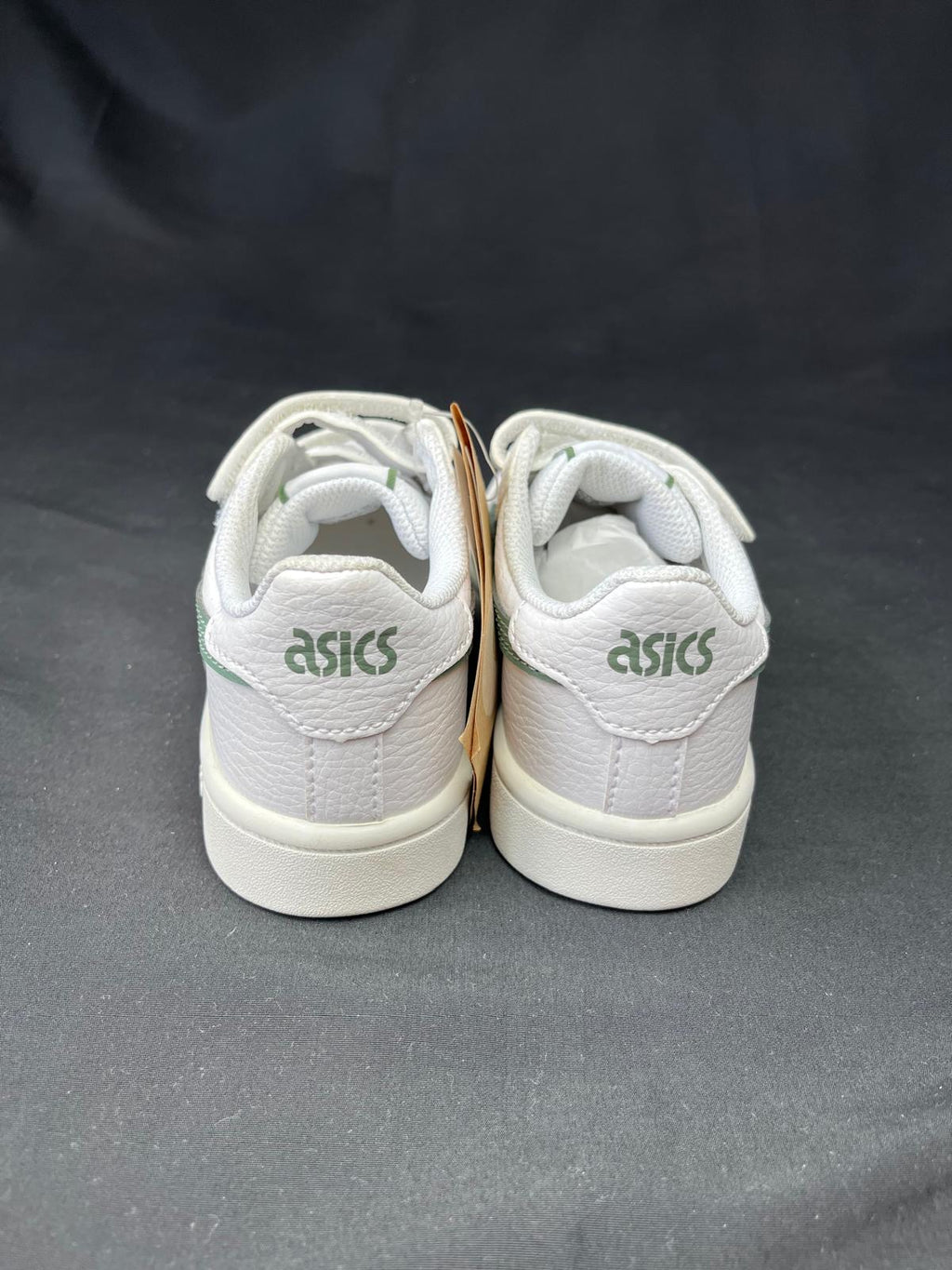 ASICS Japan White Green Kids Trainers