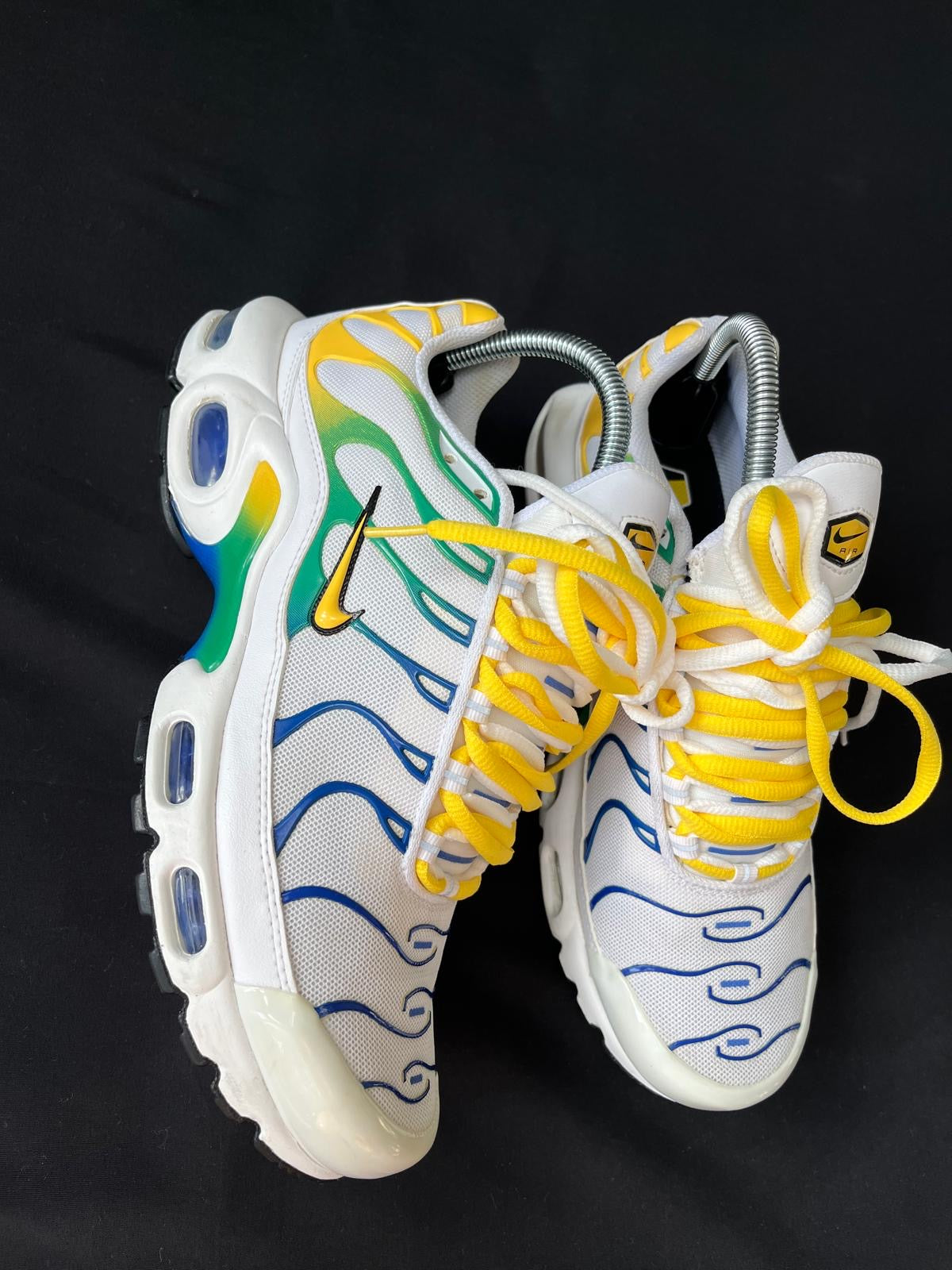 Nike Air Max Plus TN White Yellow Green Blue