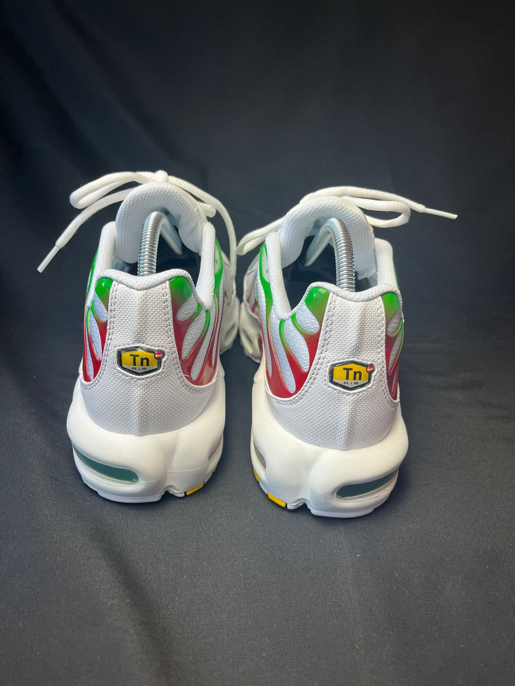 Nike Air Max Plus TN White Green Red Trainers