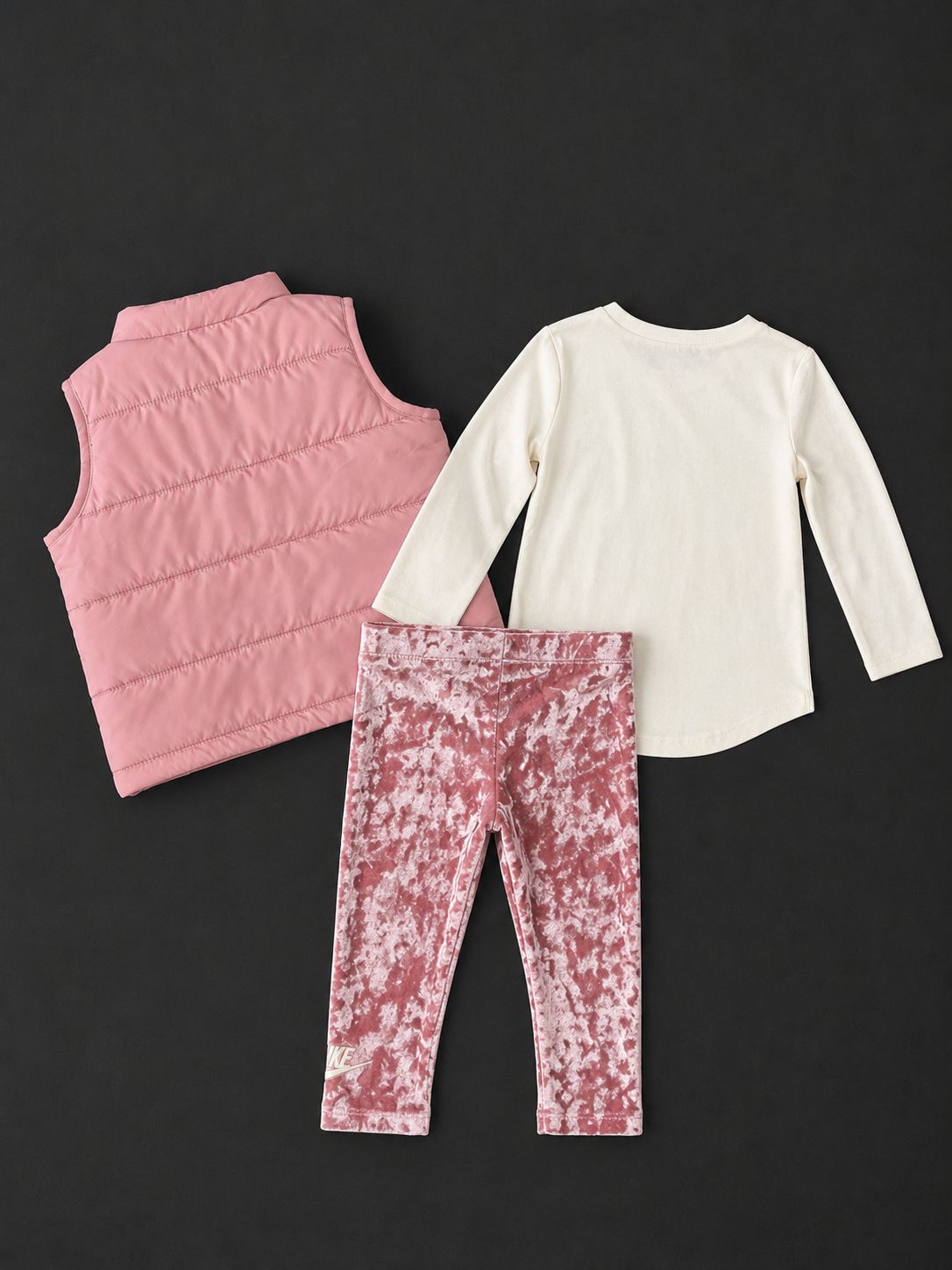 Girls Nike Pink 3 Piece Set