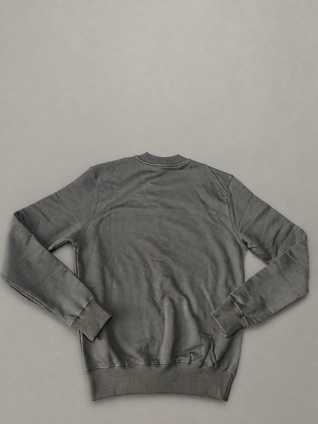 Lanvin Paris Black Embroidered Logo Crew Neck Sweatshirt