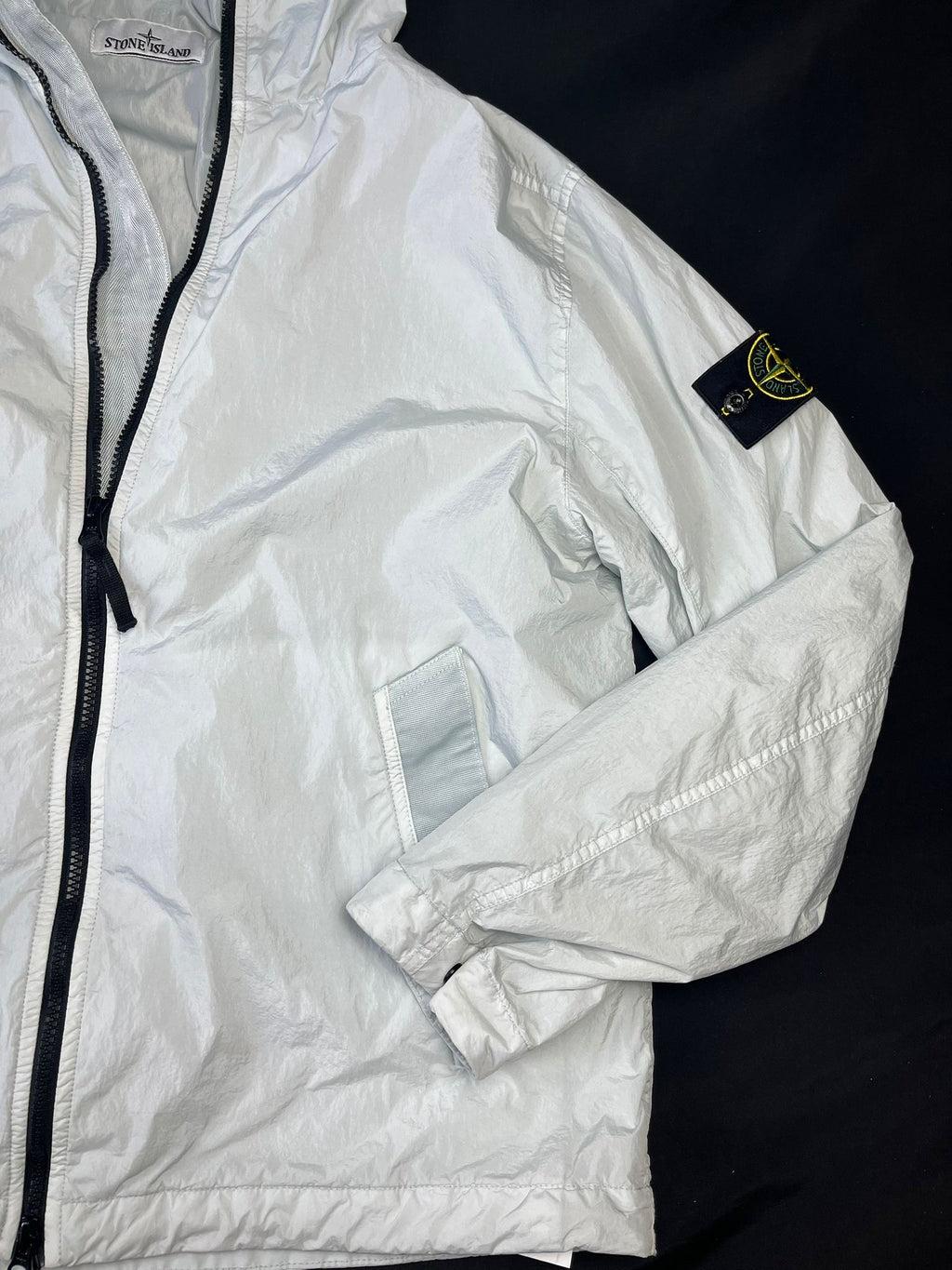 Stone Island Ice Blue Hooded Jacket