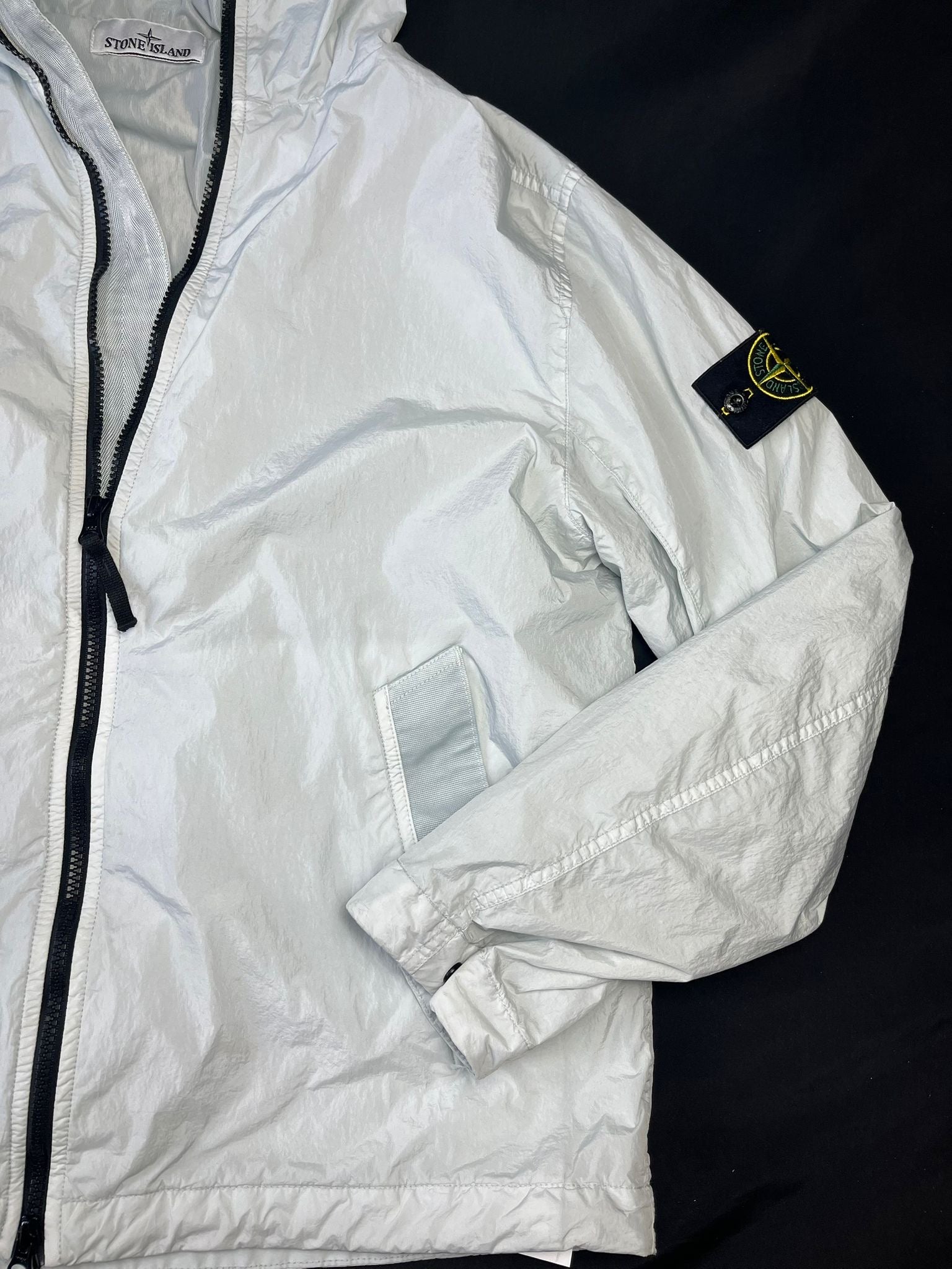 Stone Island Ice Blue Hooded Jacket