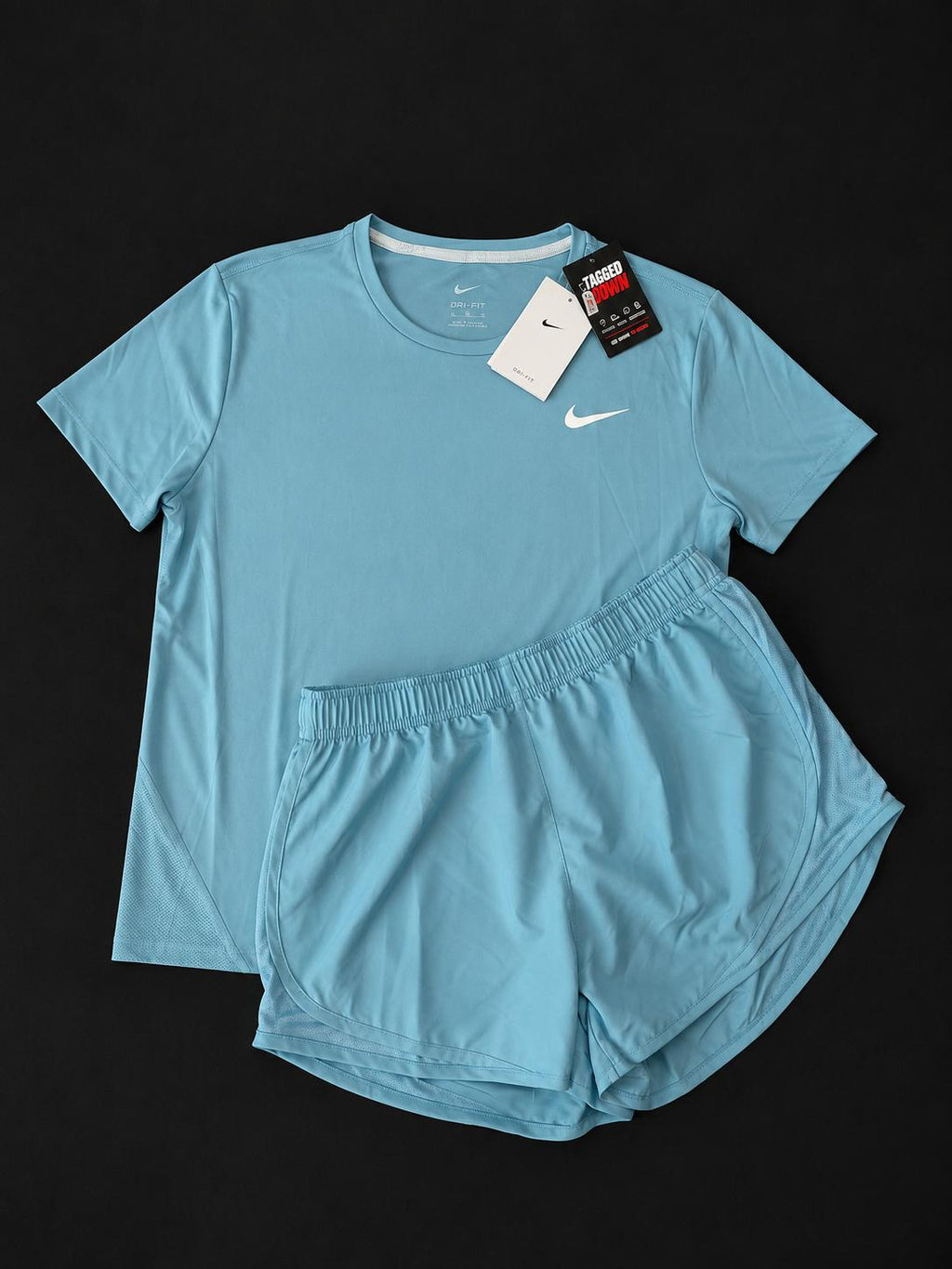 Nike Dri-FIT Light Blue Matching Sports Set