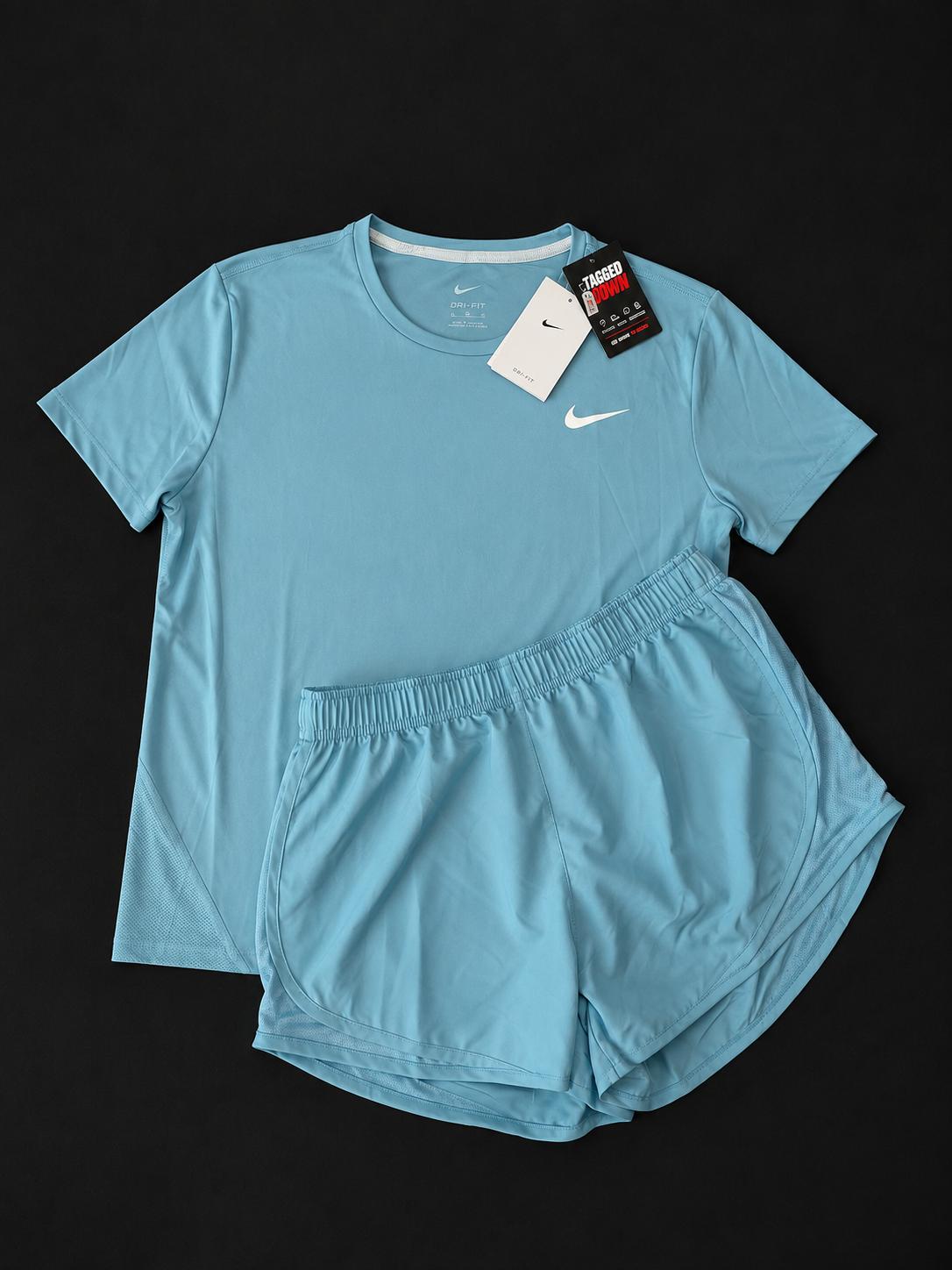 Nike Dri-FIT Light Blue Matching Sports Set
