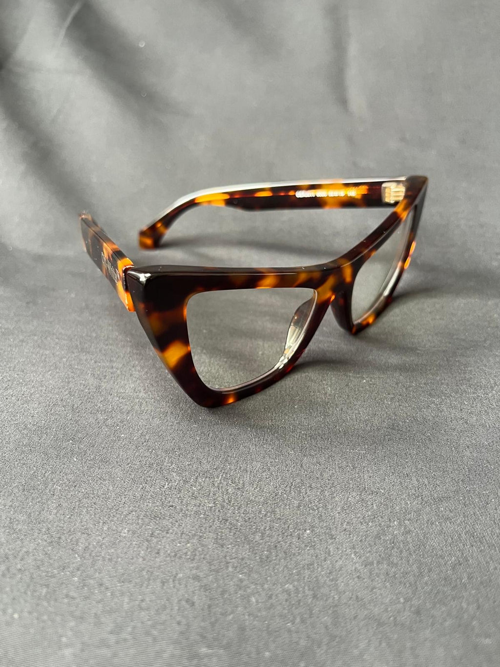 Off-White™ Women’s Havana Tortoiseshell Clear Lens Glasses